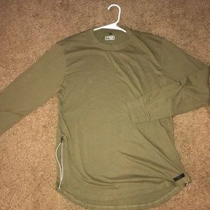 Fashionable swoop long sleeve
